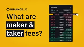 What Are Maker amp Taker Fees  BinanceUS [upl. by Llerroj110]