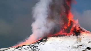 Etna  Parossismo 5  Gennaio  2012 [upl. by Keryt]