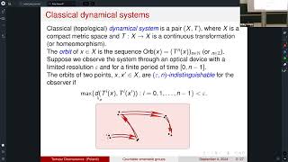 Countable amenable groups tilings multiorders and orbit equivalence [upl. by Duane]