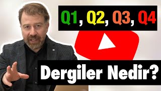 Q1 Q2 Q3 Q4 dergiler ne demek  Dergiler neye göre Q sınıflamasına giriyor [upl. by Thirion]