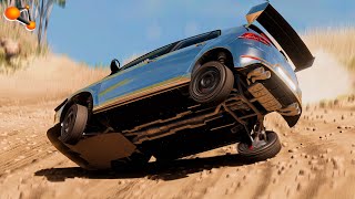 Realistic Rally Crashes 3  BeamNG drive [upl. by Krystyna]