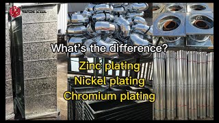 【Zinc plating Nickel plating Chromium plating】Whats the differenceCan you tell them apart？ [upl. by Ahsela]