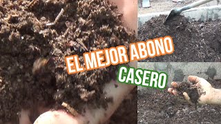 resultado de ABONO CASERO muy FÉRTIL paso a paso en tu casa FÁCIL ECOLÓGICO NATURAL y como usar [upl. by Idelia]