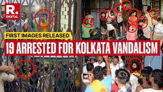 Kolkata Police Releases First Images Of 19 Arrested For Vandalism At RG Kar Medical College [upl. by Carbone649]