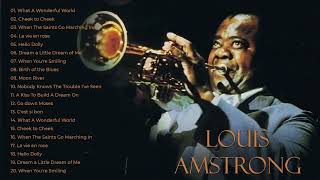 The Very Best Of Louis Armstrong HQ  Louis Armstrong Full Album 2023 [upl. by Kenta]