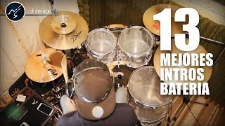 13 Mejores Intros de BATERIA  Best Drum Intros [upl. by Llerod382]