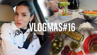 VLOGMAS  16 ⎜MUTFAK VLOG  GÜNÜN MENÜSÜ 🍽️ SPOR DENEME DERSİ 💪🏻 ANNEMİN EVİNDEYİZ 🏡 [upl. by Imit]