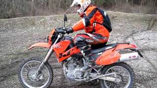 Ktm 640 lc4 in action gpr exhaust [upl. by Sandon701]