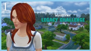 The Sims 4 Base Game Legacy Challenge  Part 1  A NEW BEGINNING [upl. by Yrruc]