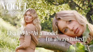 “As a model I’m always naked” Elsa Hosk goes au naturale in this video for Vogue Scandinavia [upl. by Eelreveb]