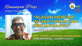 Saya dan PKLU GPIB Membaca Alkitab Bersama Senin pagi 01 Juli 2024 [upl. by Chard174]