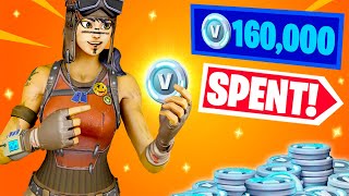 SPENDING 160000 VBucks in FORTNITE Spending Spree 29 [upl. by Attener]