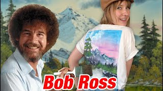 TSHIRt DIY  Bob Ross Tutorial  Rosalie Boom 186 [upl. by Nilo]