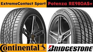 Continental ExtremeContact DWS 06 Plus vs Bridgestone Potenza RE980AS [upl. by Ecnatsnoc]