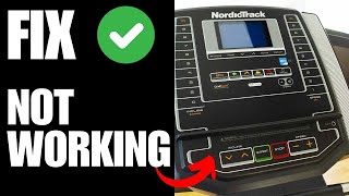 Nordictrack T 65S treadmill Not Working  How To Reset [upl. by Boy53]