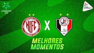 Melhores Momentos Hercílio Luz 4 x 3 Joinville  Catarinense 2021 [upl. by Brocky]