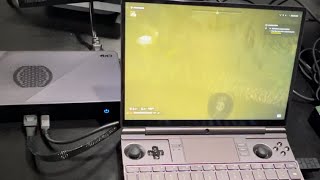 Helldivers 2 PC GPD Win Max 2 7840u GPD G1 eGPU 7600m XT [upl. by Zahavi]