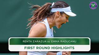 Raducanu thrills on Wimbledon return  Renata Zarazua vs Emma Raducanu  Highlights  Wimbledon 2024 [upl. by Tahmosh]