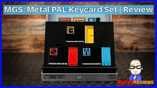 Metal Gear Solid Metal PAL Keycard Set LIMITED EDITION  Review  MyKeyReviews [upl. by Schuyler]