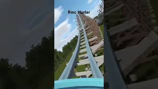 RMC hurler rollercoaster themepark coaster carowinds rmc shorts trending [upl. by Tull]