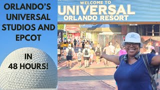 Orlandos Universal Studios and Epcot in 48 hours [upl. by Adnilem]