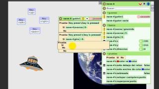 Programación Etoys cómo utilizar los cursores [upl. by Eanel]