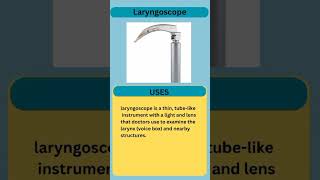 Laryngoscope  Uses  OT  Instrument  Norcet  image  based  mcq [upl. by Erdnaxela]