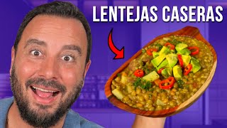 Cómo hacer las MEJORES LENTEJAS CASERAS  Receta Fácil [upl. by Cleasta226]