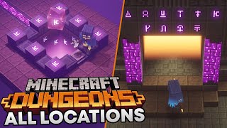 Minecraft Dungeons  How to unlock the Secret Level All Rune Locations [upl. by Brunhilde]