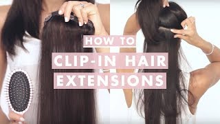 How to Clip In Luxy Hair Extensions [upl. by Juditha683]