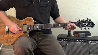 Hagstrom Ultra Swede Spalted Maple Guitar Demo [upl. by Nakhsa]