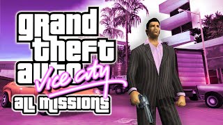 GTA VICE CITY All Missions  Full Game Walkthrough 4K 60fps No Commentary [upl. by Iduj]