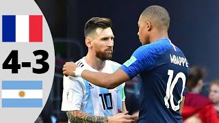 France vs Argentina 43  World Cup Highlights and Goals [upl. by Pietra]