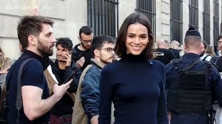 Bruna Marquezine attends the Jacquemus fashion show in Paris  24092018 [upl. by Iaj958]