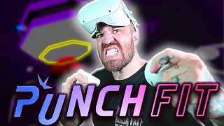 This FREE Quest 2 Fitness Game is TOO GOOD to PASS Punchfit VR on Applab is AMAZING [upl. by Eannaj943]