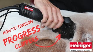 How to tension Heiniger Progress Clippers [upl. by Lerrehs]