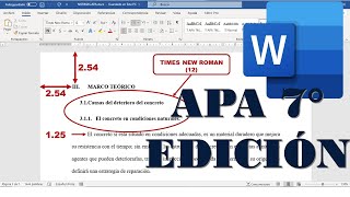 Normas APA 7ma edición en Word BIEN EXPLICADO [upl. by Booze179]