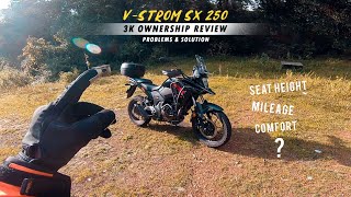 ಇಲ್ಲಿದೆ ನೋಡಿ Problems amp Solution💯 V Strom SX 250  3K Ownership review [upl. by Ahsinahs]