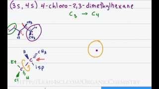 Newman Projection Part 4  MultiSubstituted Molecule [upl. by Radborne937]