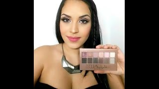 The Blushed Nudes Palette Tutorial [upl. by Kcirdef]