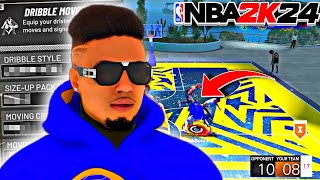 SEASON 4 NEW BEST DRIBBLE MOVES For NBA 2K24 CURRENT GEN…😱 [upl. by Haslett725]