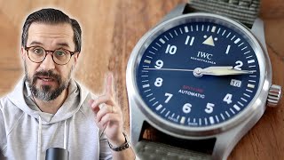 Why IWC Spitfire 39 Is A Great Pilot Watch For Small Wrists HandsOn Review [upl. by Gilburt]