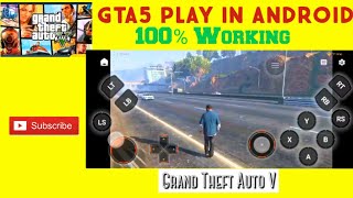 Mobile par gta 5 kaise kheley  GTA5 android mein kaise kheley  How to play GTA 5 in android [upl. by Seuqcaj]