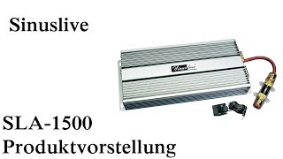 Sinuslive SLA1500 SLA1500 SLA1500 1Kanal Endstufe Verstärker Monoblock Produktvorstellung [upl. by Mastic]