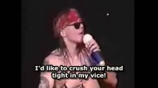 Guns N Roses  Get in the ringavi [upl. by Anasus]