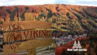 Montagne Russe Le Viking en automne [upl. by Nnaycart]