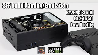 Small Form Factor Gaming Emulation Build  Low Profile GTX 1650  RYZEN 5 3600 [upl. by Novi]