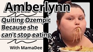 Amberlynn quitting Ozempic by overeating [upl. by Tnarb488]