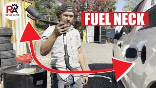 Replace Fuel Neck Filler EASY  2015 Ford F150 [upl. by Davenport]