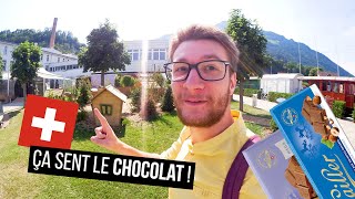 JE VISITE UNE USINE DE CHOCOLAT SUISSE [upl. by Ahsiekin]